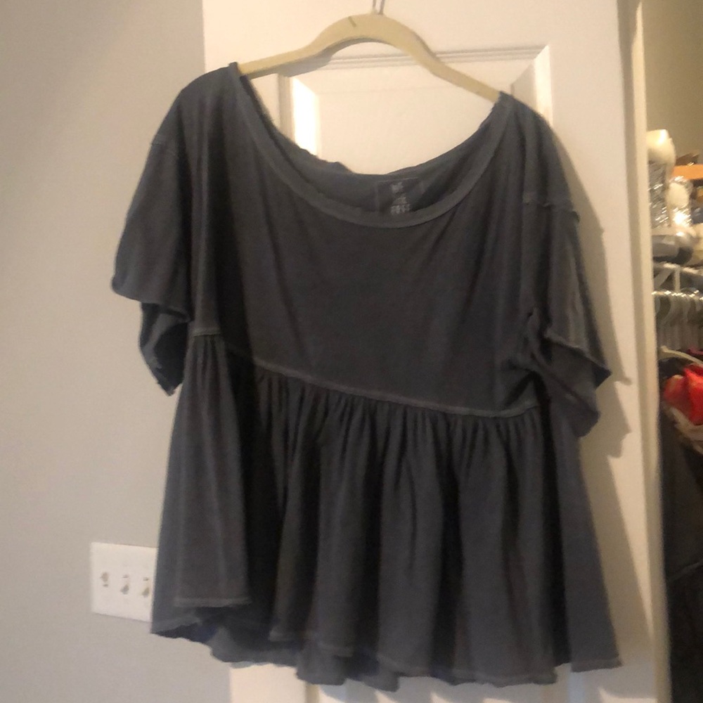 Free people grey top